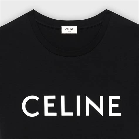 black celine t shirt